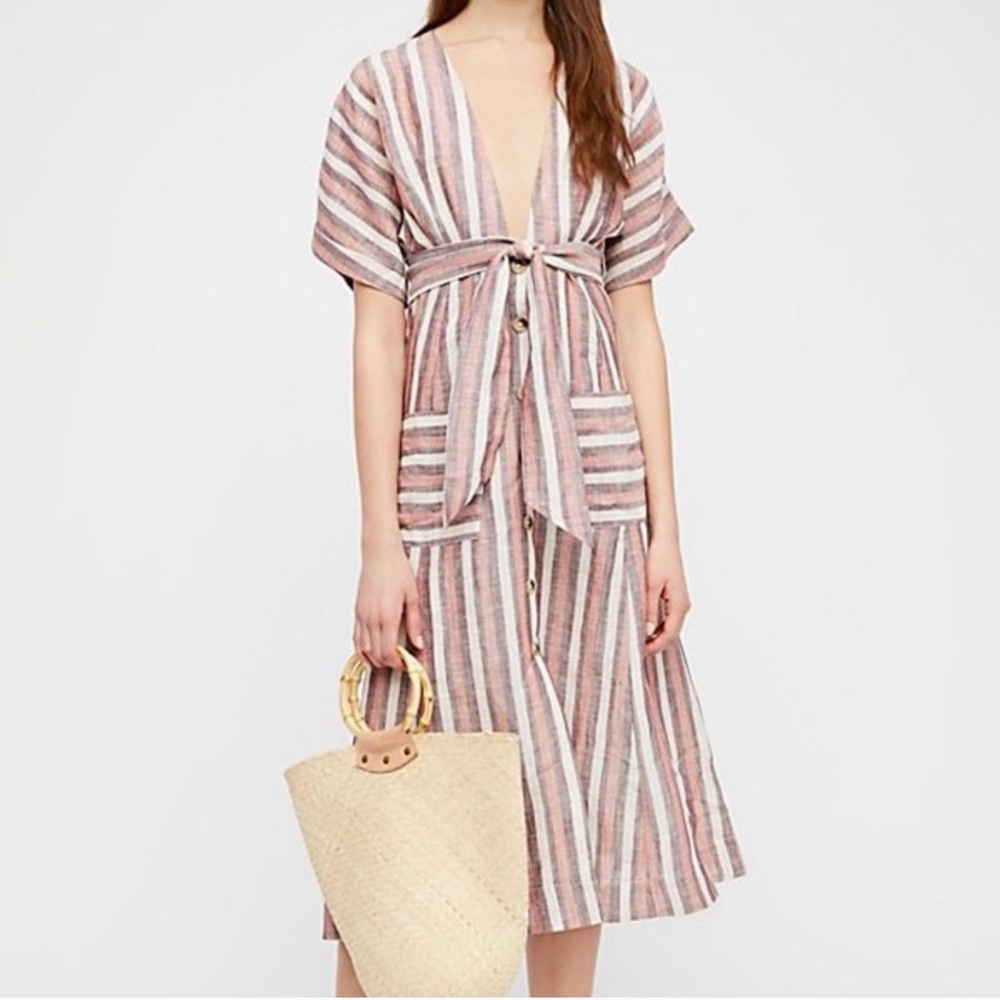 Free People Monday Midi Dress, XS